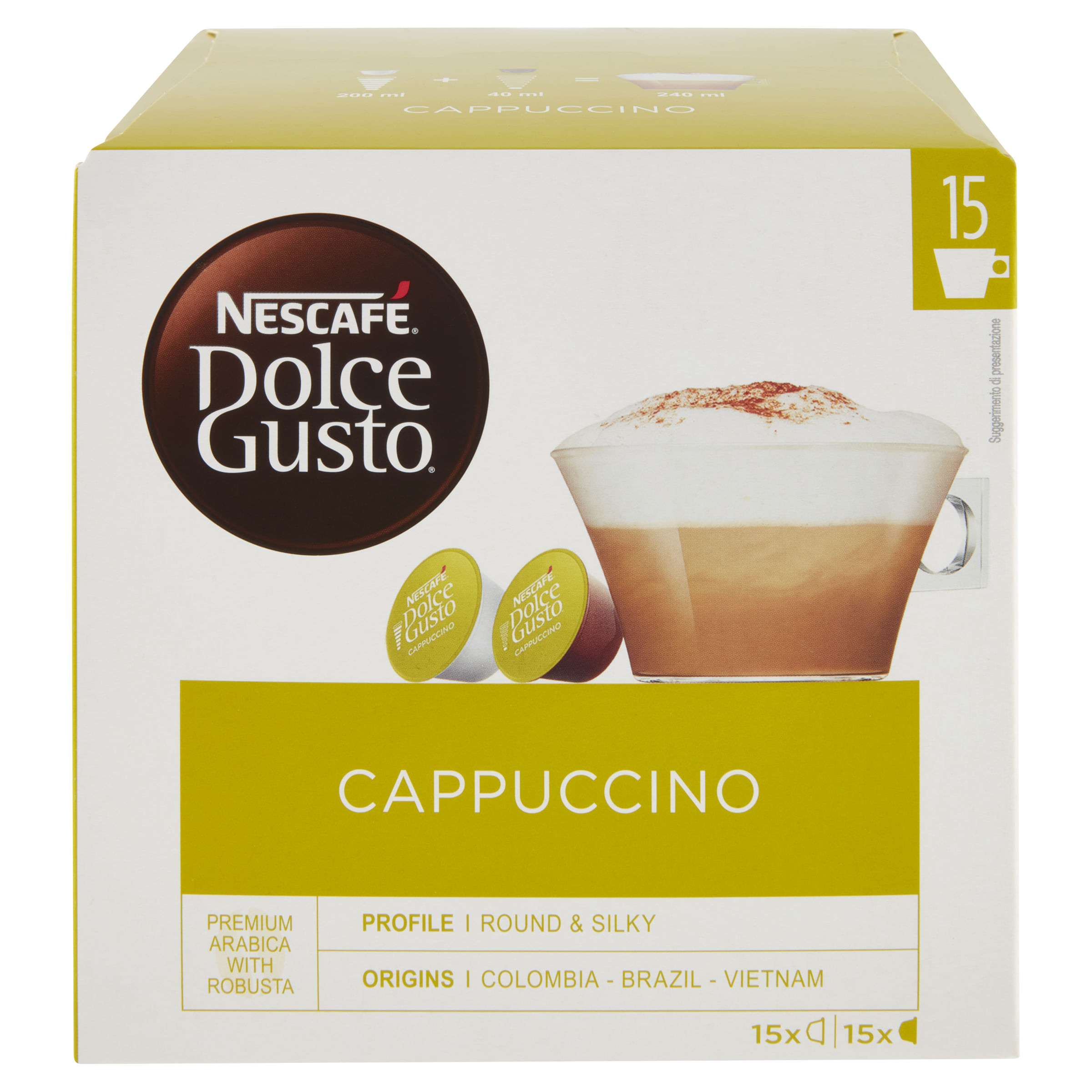 Nestle Nescafé Dolce Gusto Cappuccino Capsule caffe' 30 pz Nescafé Dolce Gusto Cappuccino 30 Capsule