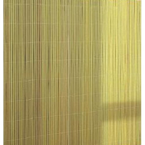 2 Arella Doppia in Bamboo PVC Recinzione 3x1 Ombreggiante Bambù Beige Plastica