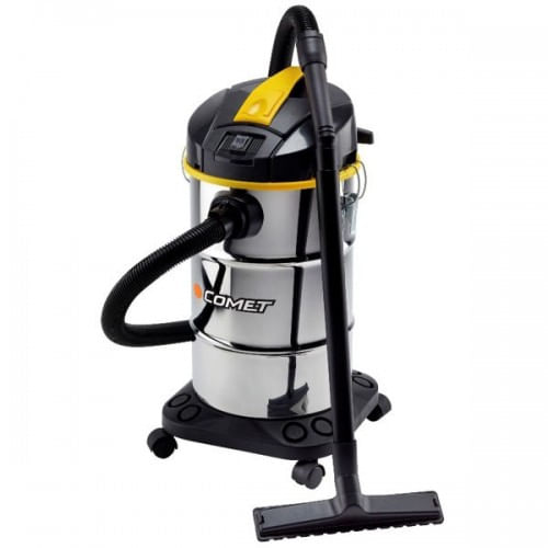 Bidone Aspiratutto Acciaio 1600w Aspira Polvere Solidi Liquidi Senza Sacco