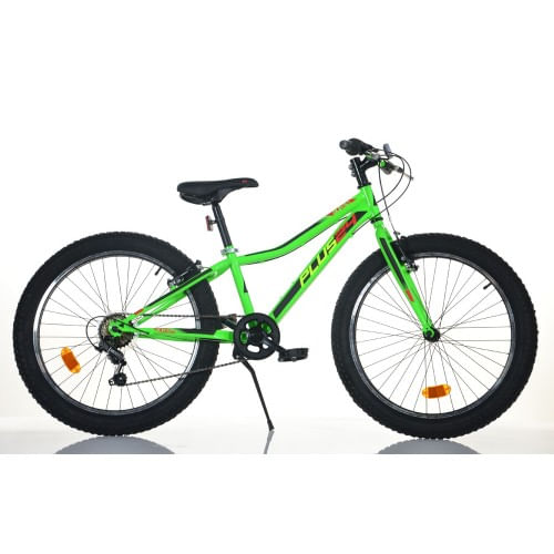 Bicicletta Mountain Bike Ruota 24 Pollici da Ragazzo Uomo Bici 6 Cambio Bambino