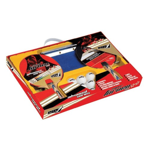 Set Advance Ping Pong 2 Racchette 6 Palline Tendi Rete Inclusa Tennis da Tavola