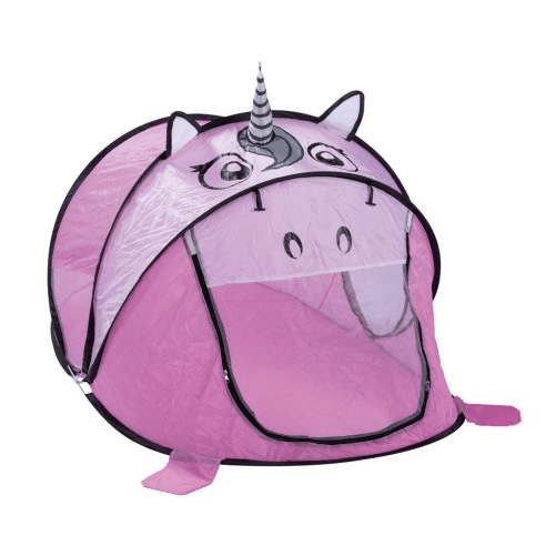 Tenda Pop Up Igloo Casetta per Bambini Unicorno Bimbi da Interno Giardino Rosa
