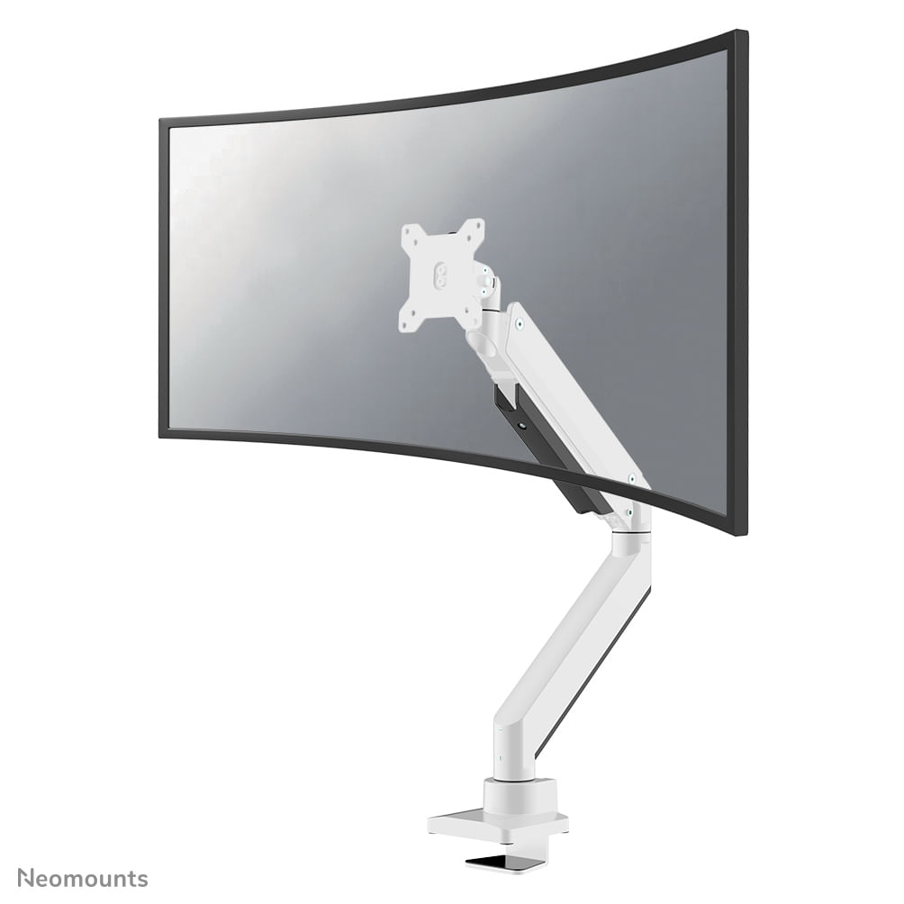 Newstar Neomounts NM-D775WHITEPLUS Braccio per monitor 10-49" - molla a gas - Topfix - 180°-stop Neomounts NM-D775WHITEPLUS Braccio per monitor 10-49"