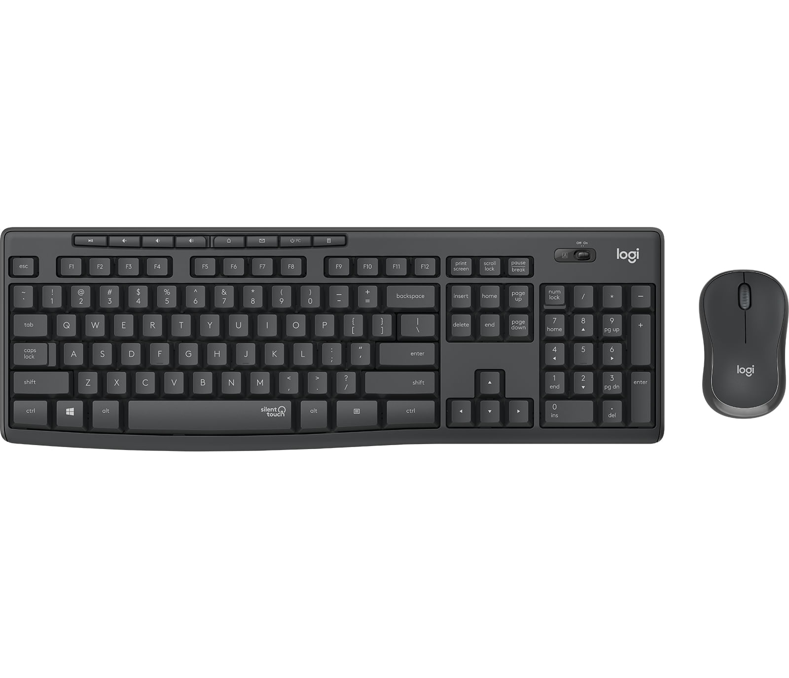 Logitech MK295 Wireless Combo Keyb+Mouse, Nordic Logitech MK295 Silent