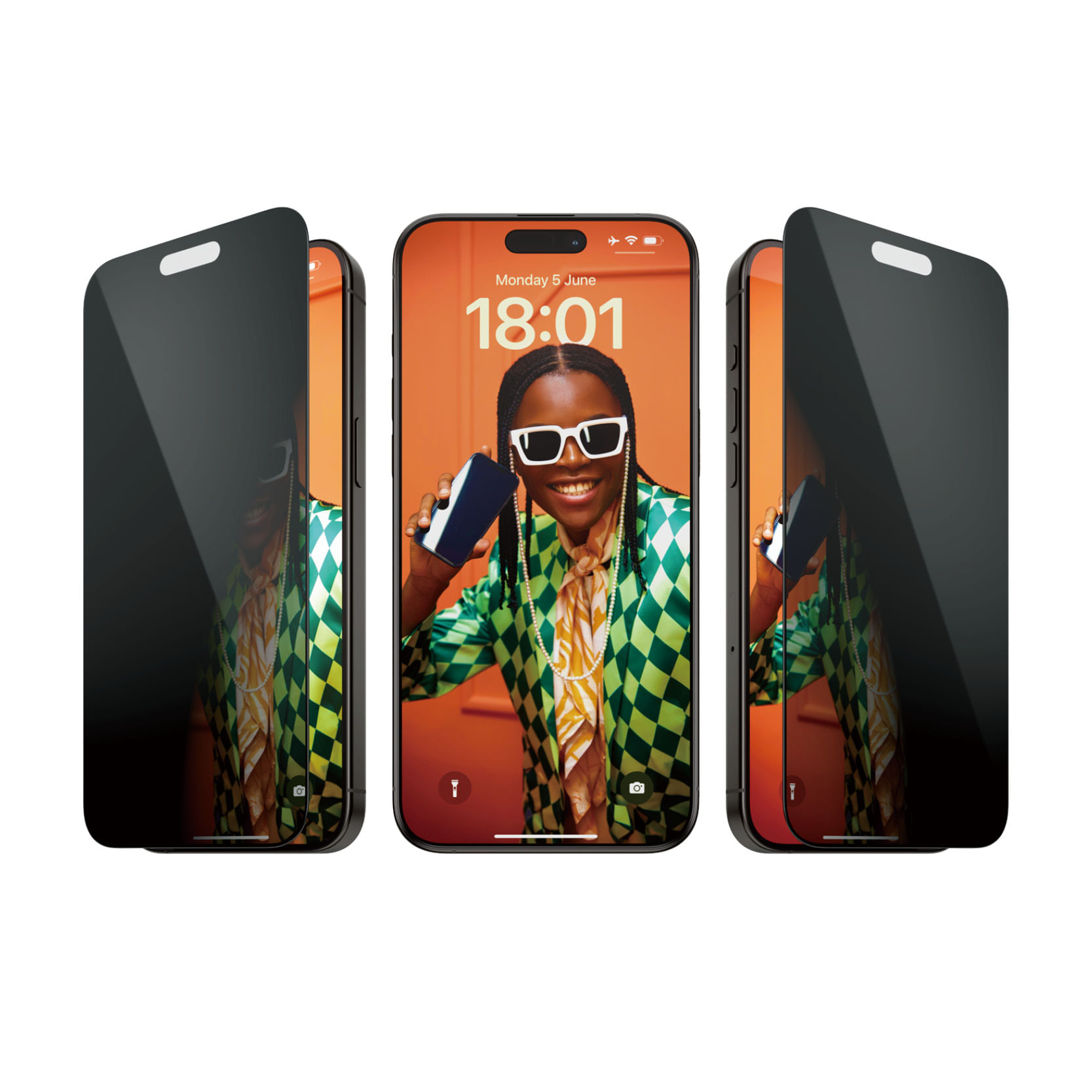 PanzerGlass Privacy Pellicola in Vetro Temperato iPhone 15 Pro | Ultra-Wide Fit con applicatore incluso PanzerGlass Privacy Pellicola in Vetro Tempera