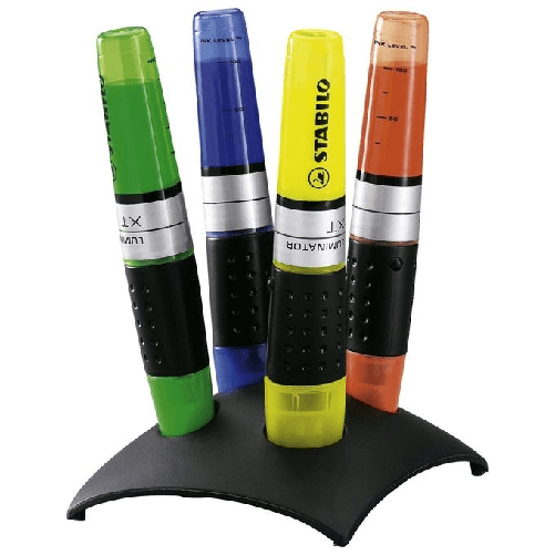 Stabilo SET 4 EVIDENZIATORI STABILO LUMINATOR 7104-2 STABILO luminator evidenziatore 4 pz Multi