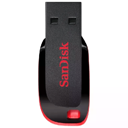 Sandisk cruzer blade chiavetta usb 16 gb usb 2.0 nero e rosso senza coperchio SanDisk Cruzer Blade unità flash USB 16 GB USB tipo A 2.0 Nero, Rosso