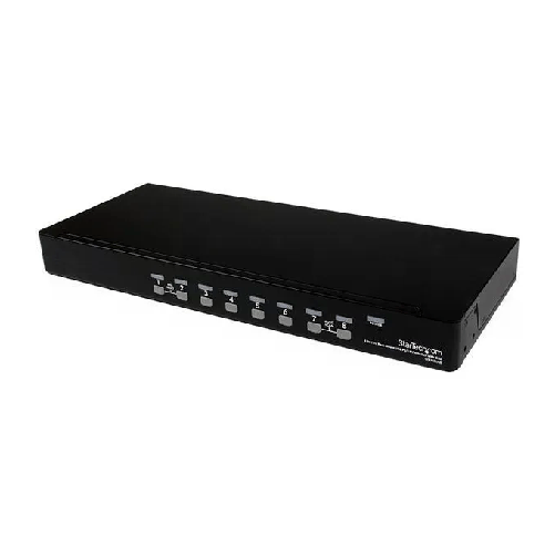 StarTech.com Switch KVM USB PS/2 a 8 porte montabile a rack 1U, con OSD