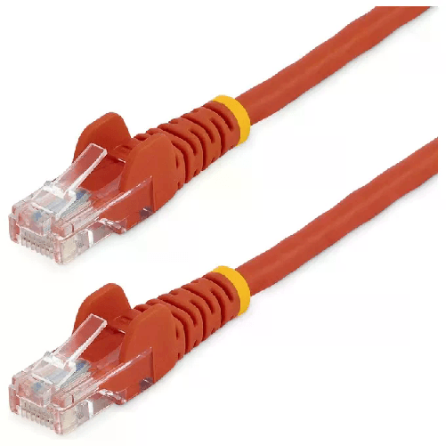 StarTech.com Cavo di rete CAT 5e - Cavo Patch Ethernet RJ45 UTP Rosso da 1m antigroviglio