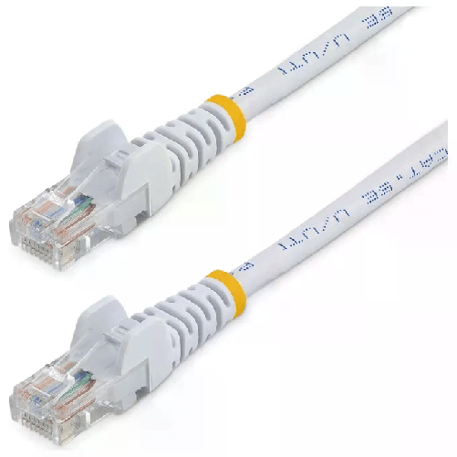 StarTech.com Cavo di rete CAT 5e - Cavo Patch Ethernet RJ45 UTP Bianco da 1m antigroviglio