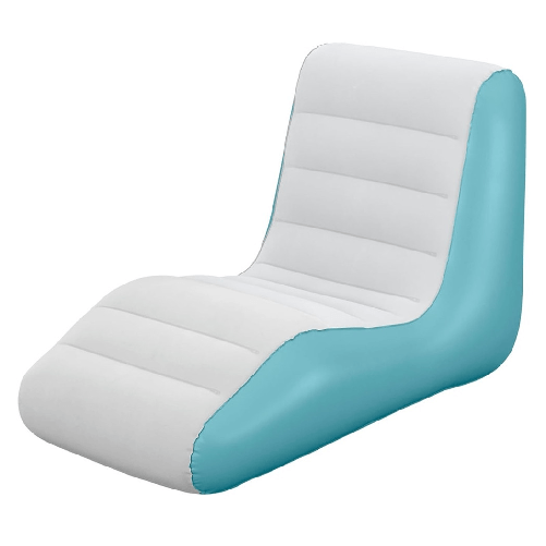 Poltrona Lunga Leisure Luxe Chaise Longue Gonfiabile Design Ergonomico 133x79x88cm 75127 -