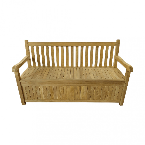 MILANI HOME PALMIRA - panca contenitore in teak