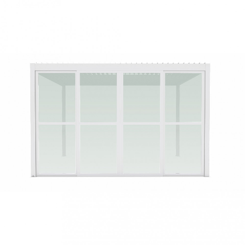 MILANI HOME ALABASTER - laterale in policarbonato per pergola bioblimatica 4 m