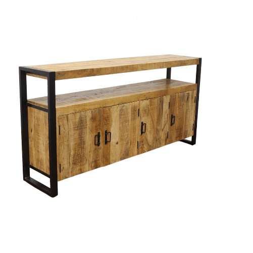 MILANI HOME FOX - mobile in legno di mango con 4 ante