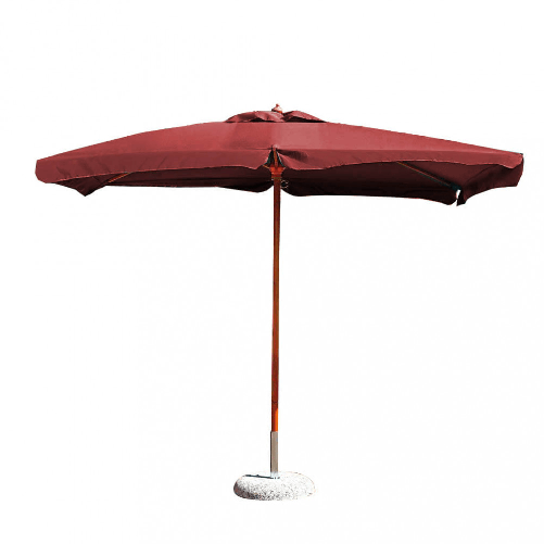 MILANI HOME DOMINUS - ombrellone da giardino palo centrale in legno 3 x 4 m