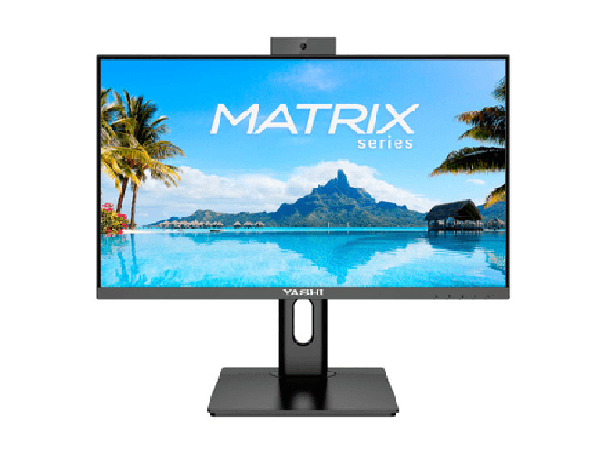 YASHI Monitor yashi 27100hz yz2781 ips matrix webcam 1920x1080 120hz 2ms 350cd/m² 2x2w mm hdmi dp type