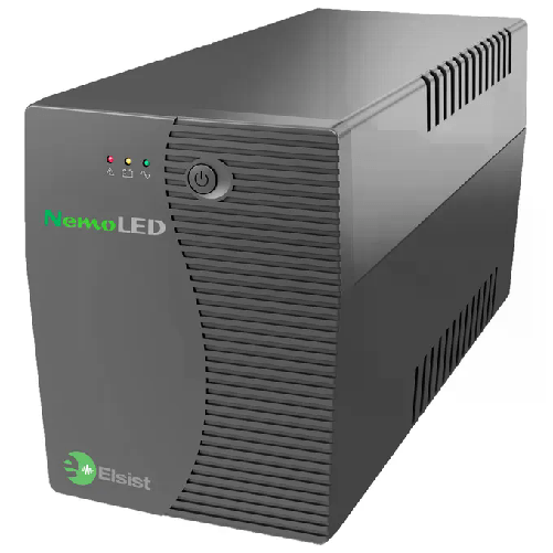 Elsist NemoLED 160 gruppo di continuità (UPS) A linea interattiva 1,6 kVA 600 W 4 presa(e) AC Elsist NemoLED 160 UPS Gruppo di Continuita' 1,6 kVA 600