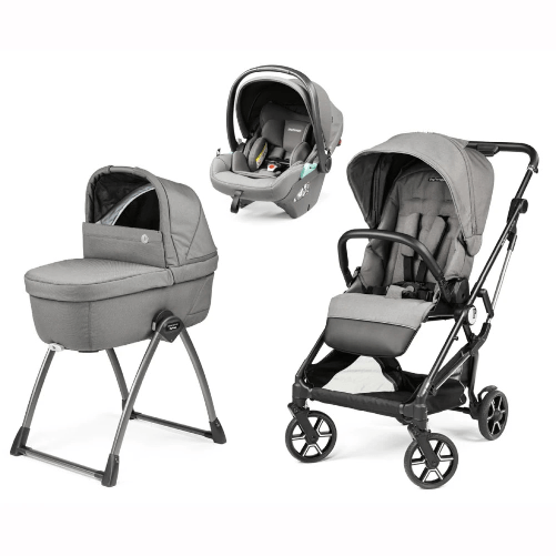 Peg Perego Trio Vivace Belvedere Lounge Peg Perego con Home Stand Colore Grigio