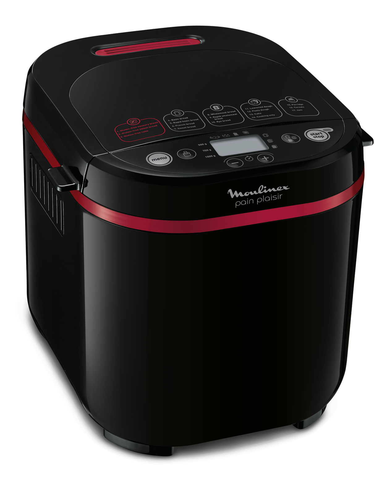Moulinex OW2208 Pain Plaisir Macchina del Pane Capacita' 1 kg 17 Programmi 650W Nero Moulinex OW2208 MACCHINA DEL PANE PAIN PLAISIR