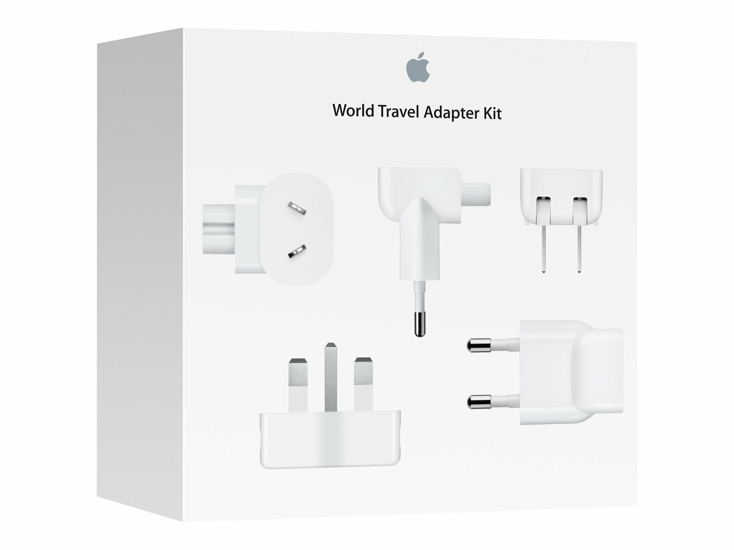 Apple World Travel Adapter Kit Adattatore Universale per Notebook Completamente Compatibile con Vari Standard di Apple MD837ZM/A Caricabatterie per di