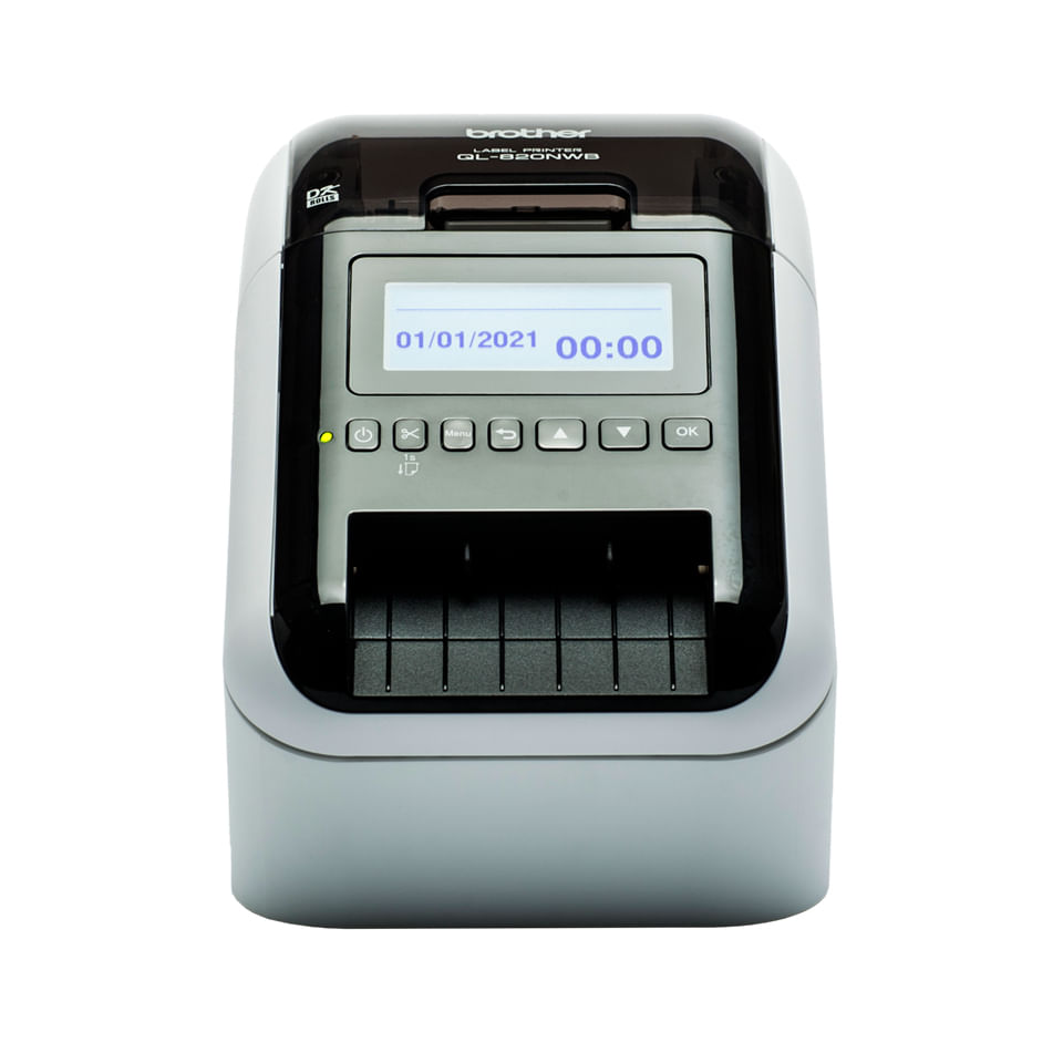 Brother QL-820NWBVMXX1 stampante per etichette (CD Brother QL-820NWB stampante per etichette (CD) Termica diretta A colori 300 x 600 DPI Con cavo e se