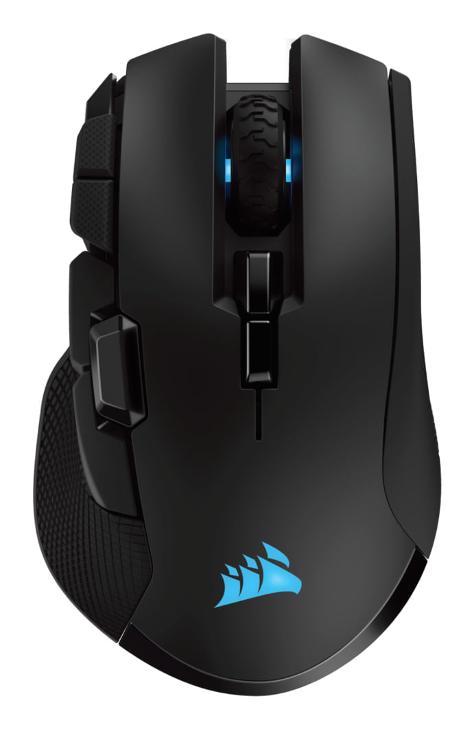 Corsair IRONCLAW RGB mouse Gaming Mano destra RF Wireless + Bluetooth + USB Type-A Ottico 18000 DPI