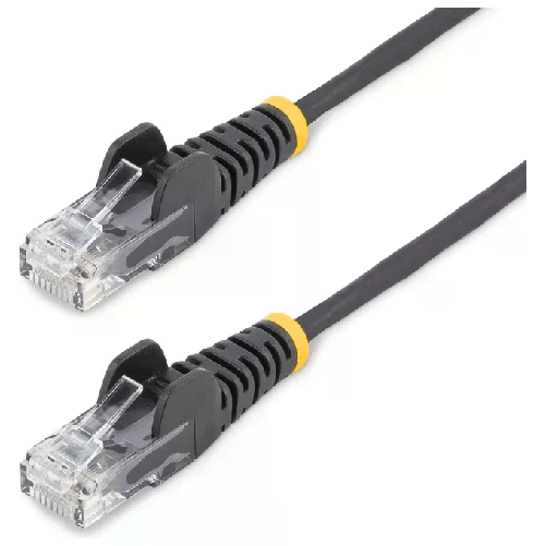 StarTech.com Cavo di Rete Ethernet Snagless CAT6 da 3m - Cavo Patch antigroviglio slim RJ45 - Nero