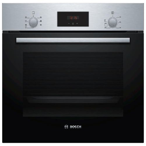 Bosch Serie 2 HBF133BR0 forno 66 L A Nero, Acciaio inossidabile Bosch Serie 2 HBF133BR0 forno 66 L Nero, Acciaio inox