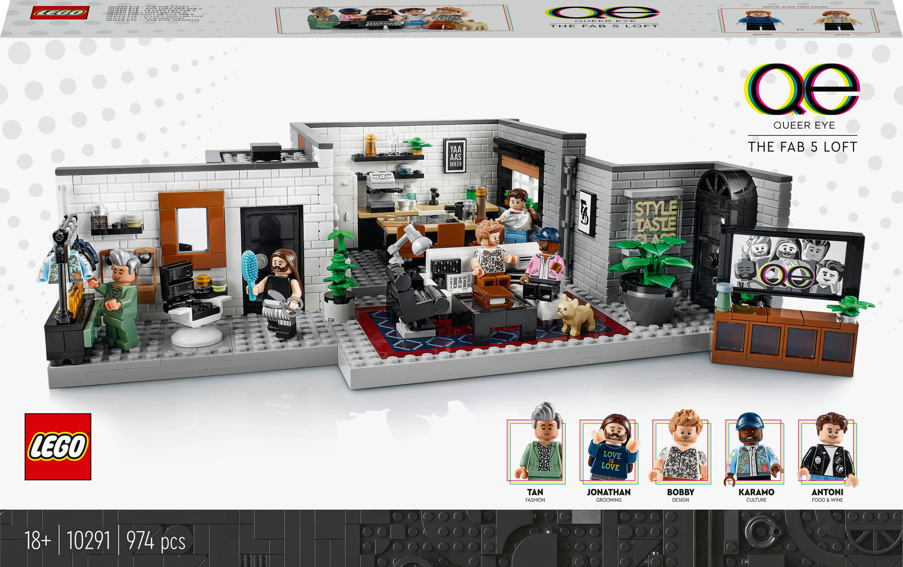 LEGO Creator Expert Queer Eye The Fab 5 Loft LEGO ICONS Queer Eye - Loft dei Fab Five