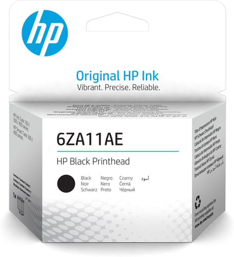 HP Cap de imprimare 6ZA11AE negru testina stampante Getto termico d'inchiostro HP Testina di stampa originale 6ZA11AE, nero