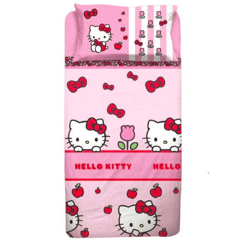 Hermet home Completo lenzuola junior singolo 1 piazza - Hello Kitty