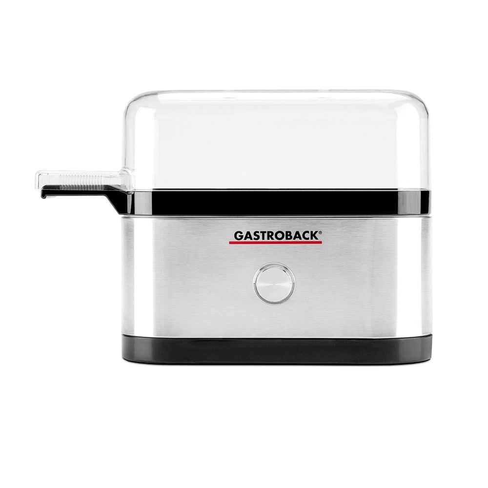 Gastroback Design Mini 3 uovo/uova 350 W Nero, Acciaio inossidabile Gastroback Cuociuova Gastroback Design mini L x P x A 209 x 68 x 142 mm