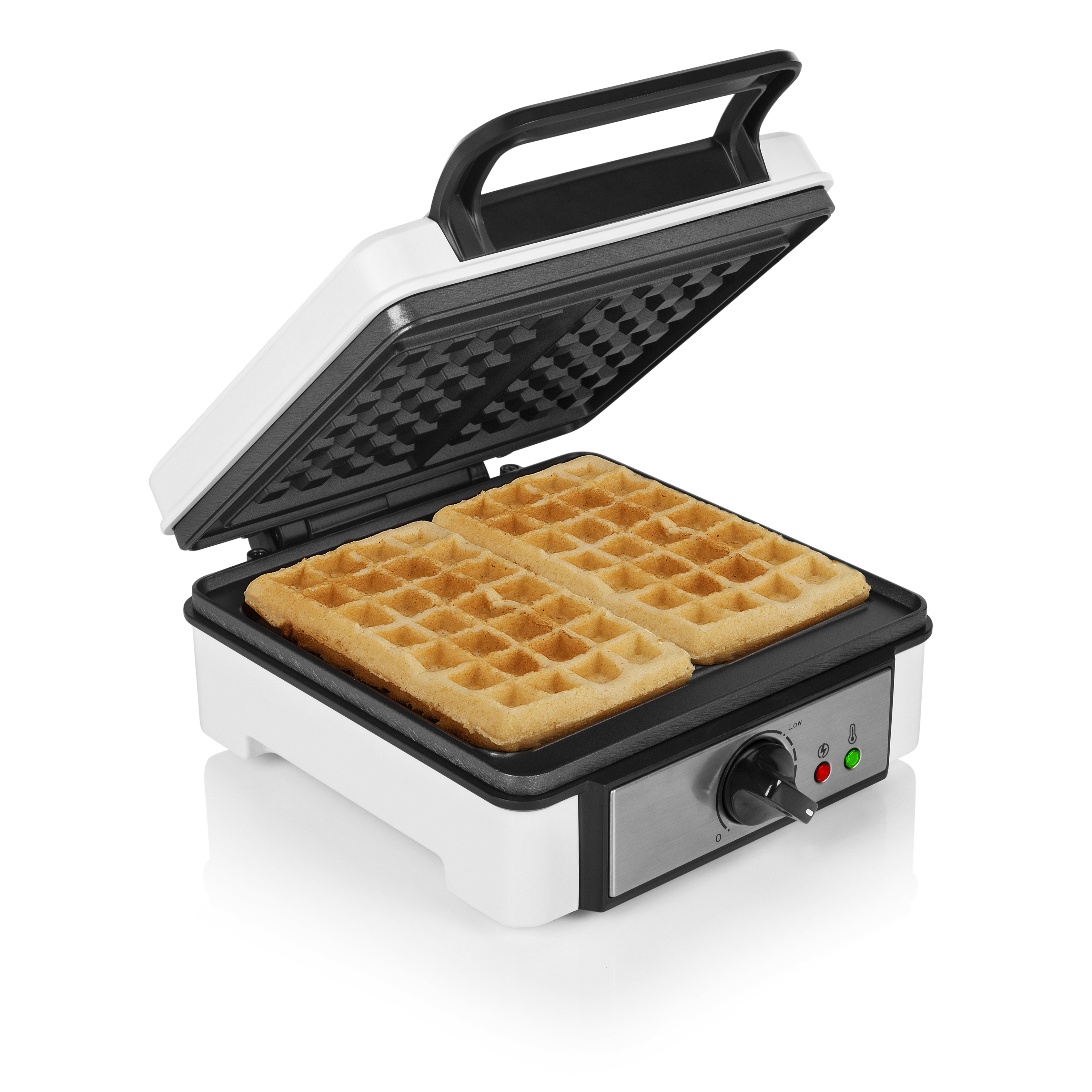 Princess 132397 Macchina per waffle – Prepara 2 waffle alla belga – 1200 watt – Bianca Princess 01.132397.01.001 Piastra Waffle