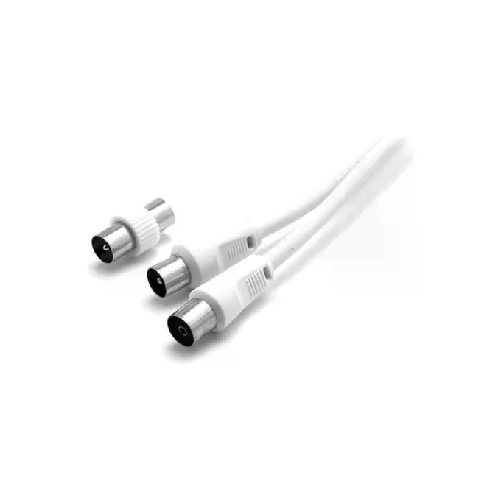 Nuova video suono nuovaVideosuono 9/30 W cavo coassiale 3 m Ø9.5mm Bianco nuovaVideosuono 9/30 W cavo coassiale 3 m Ø9.5mm Bianco