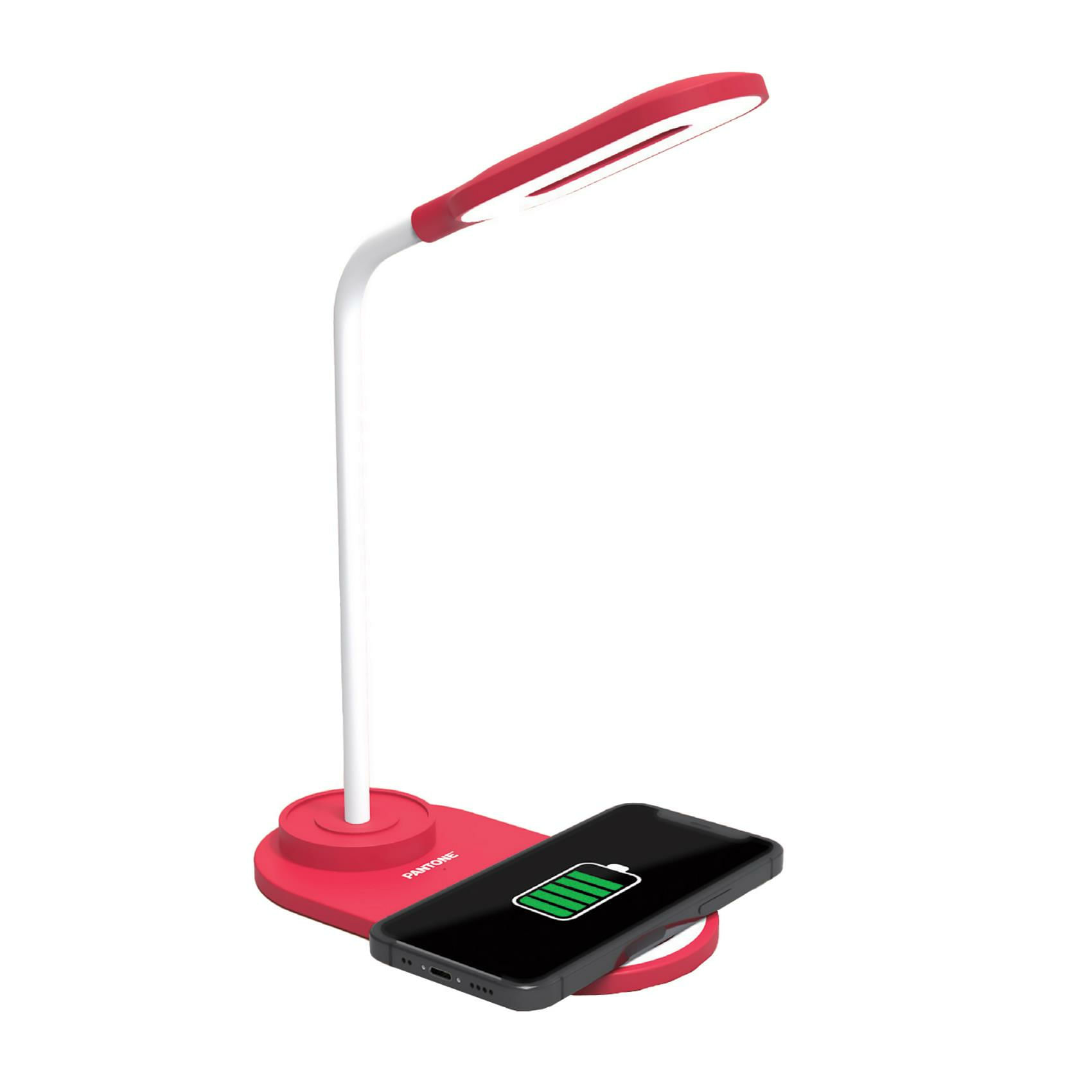 Pantone Wireless Charger Lamp Mini Rosso Celly PT-LD001R1 lampada da tavolo Rosso