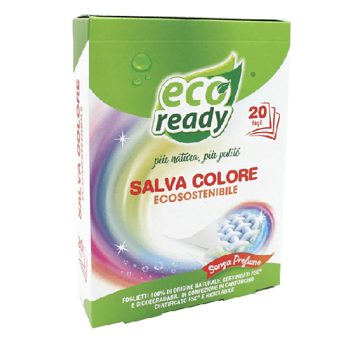 Eco Ready 20 fogli Salvacolore Linea Eco Ready