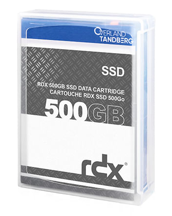Tandberg Overland-Tandberg 8665-RDX supporto di archiviazione di backup Cartuccia RDX 500 GB Tandberg Cartuccia Rdx Ssd Backup 500Gb