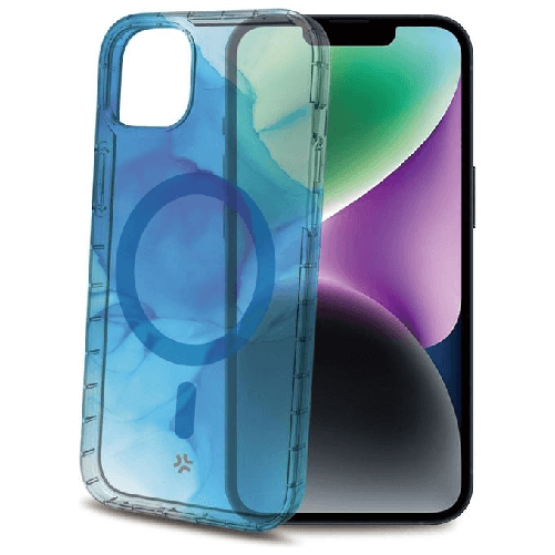 Celly Magshades Cover per iPhone 15 Blu