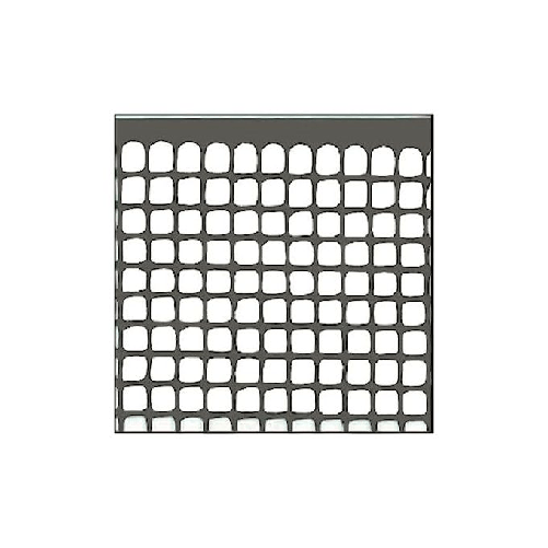Vigor Rete in Plastica Quadra 10x10 Grigia 5mt H. 100cm