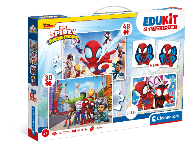 Clementoni Gioco Educativo Clementoni Coffret Spidey 4 en 1 (FR) Gioco Educativo Clementoni Coffret Spidey 4 en 1 (FR)