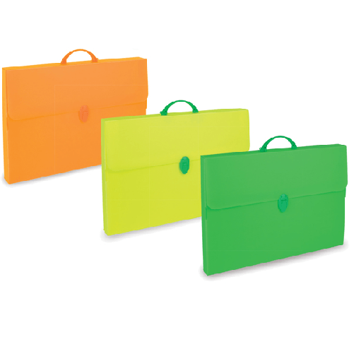 Favorit Valigetta polionda Fluo 36,5x56,5cm dorso 5,5cm colori assortiti