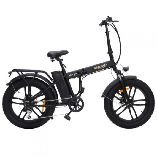 SKY JET BY F.LLI SCHIANO (BIC950) FAT E-BIKE (NERO) - BICICLETTA ELETTRICA - RUOTE 20""X4""