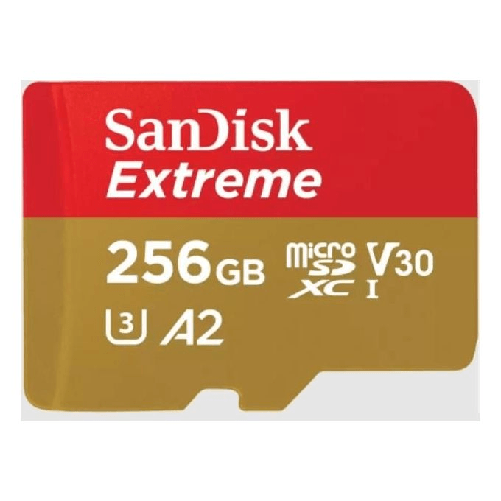 SanDisk Extreme 256 GB MicroSDXC UHS-I Classe 3