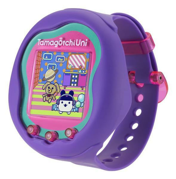 Bandai - Tamagotchi Uni - Tamagotchi connesso con orologio da polso - Animale interattivo Tamagotchi