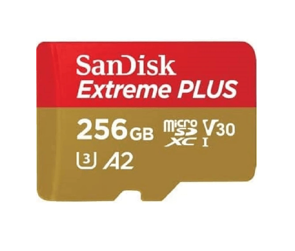 SanDisk Extreme PLUS Scheda di Memoria Flash 256Gb A2 - Video Class V30 - UHS-I U3 - Class10 UHS-I microSDXC SanDisk Extreme PLUS 256 GB MicroSDXC Cla