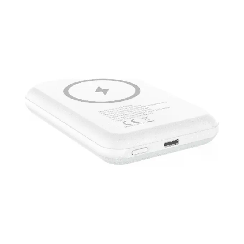 Energizer QM5000 Batteria Portatile 5000mAh Wireless 15W Ricarica Rapida Bianco