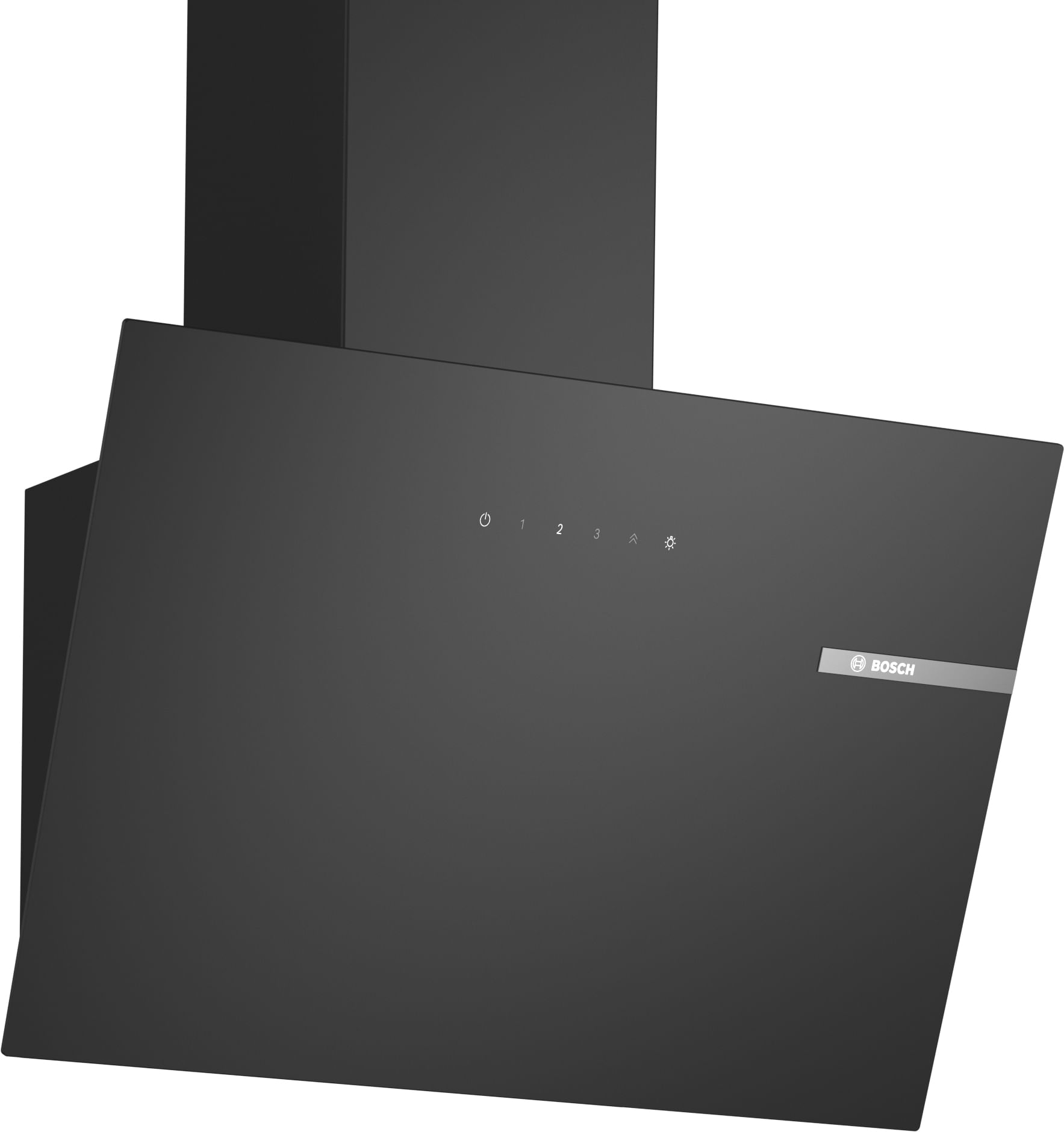 Bosch Serie 2 DWK65DK60 cappa aspirante Cappa aspirante a parete Nero 430 m³/h A Bosch Serie 2 DWK65DK60 Cappa a parete 60 cm Vetro nero Classe A