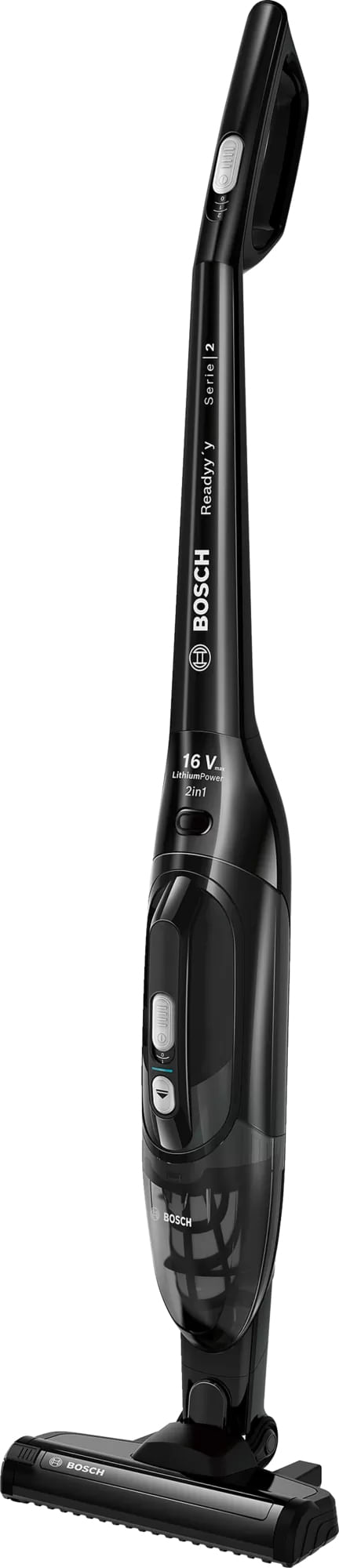 Bosch Serie 2 BCHF216B scopa elettrica Aspirapolvere a bastone Batteria Secco Ciclonico Senza sacchetto 0,4 L 145 W Nero Bosch Serie 2 BCHF216B scopa
