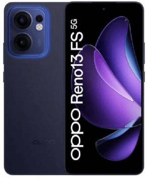Oppo reno13 fs 5g ai smartphone, tripla fotocamera 50+8+2mp, selfie 32mp, display 6