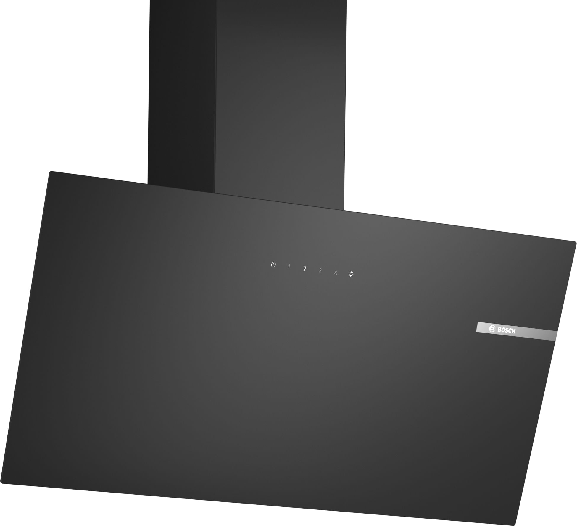 Bosch Serie 2 DWK85DK60 cappa aspirante Cappa aspirante a parete 430 m³/h A Bosch Serie 2 DWK85DK60 Cappa a parete 80 cm Vetro nero Classe A